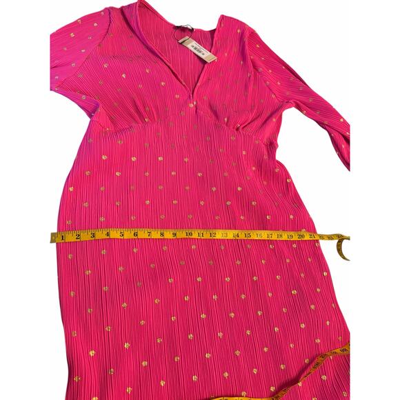 NWT Never Fully Dressed Pink Plisse Emma Dress - Size 20 - Picture 6 of 16